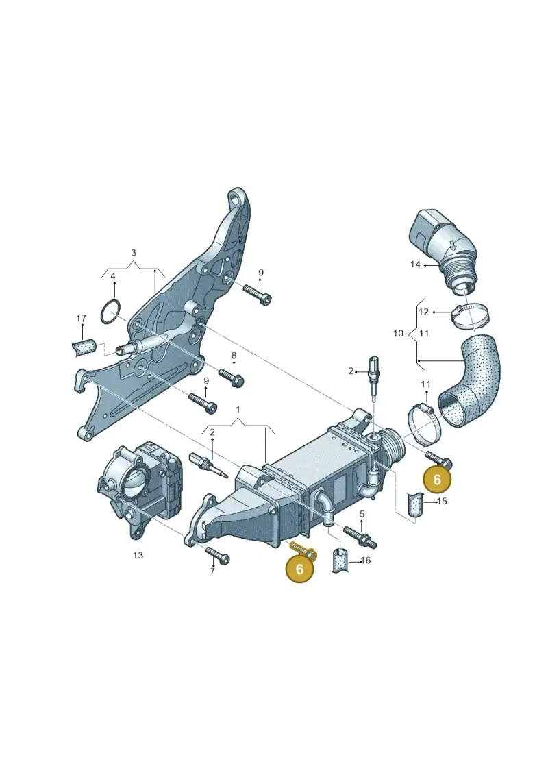 N10819401 — Audi A1 Sportback (2014-2018) diagram 773145870, position 6