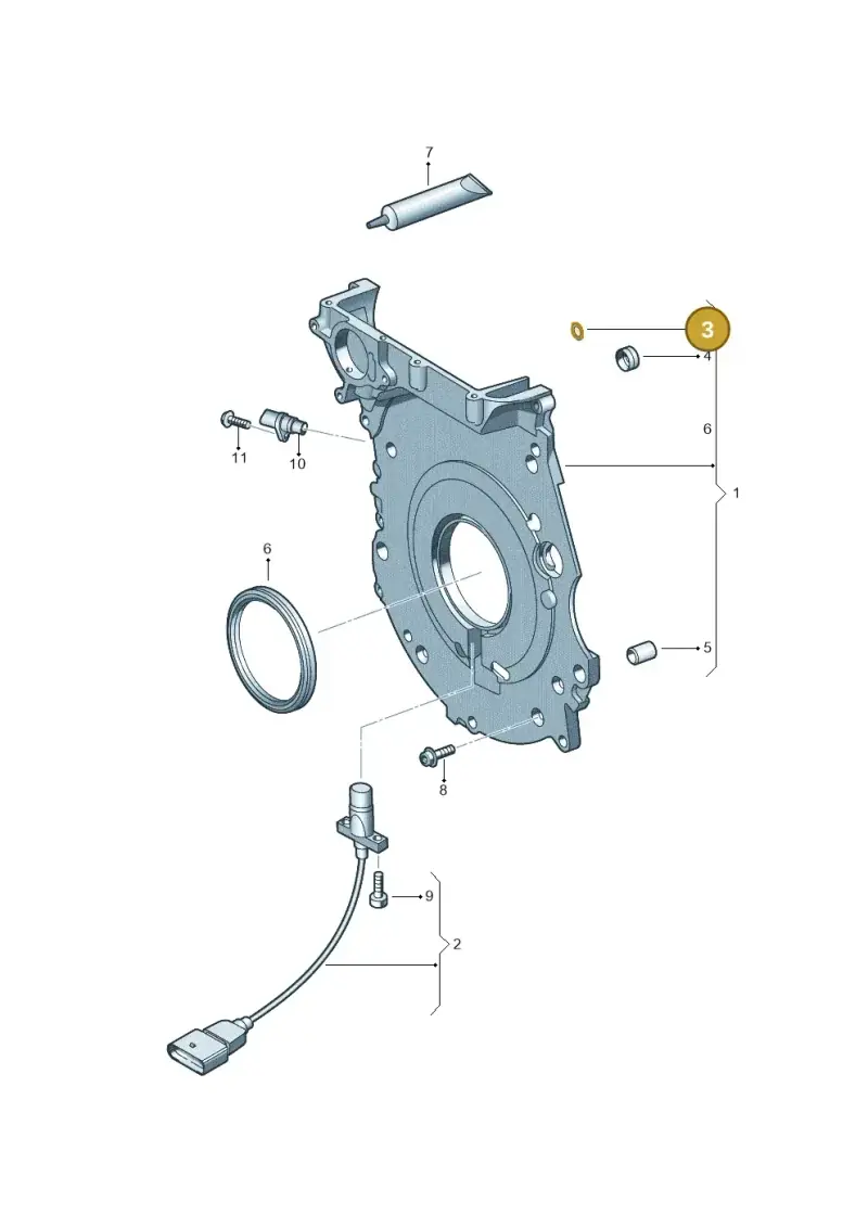 N90041102 — Audi RSQ3 Sportback (2019-2024) diagram 898109350, position 3