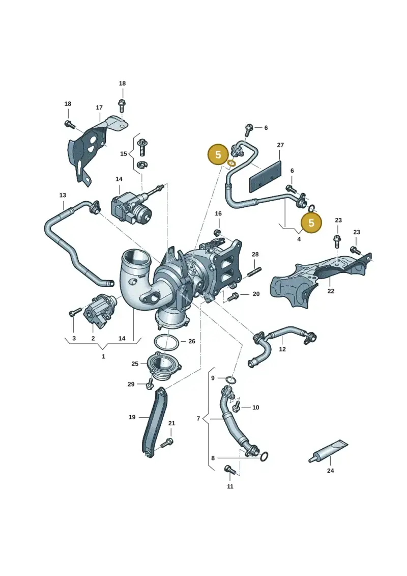 N90067202 — Audi Q8 Quattro 3,0 (2018-) diagram 848145201, position 5