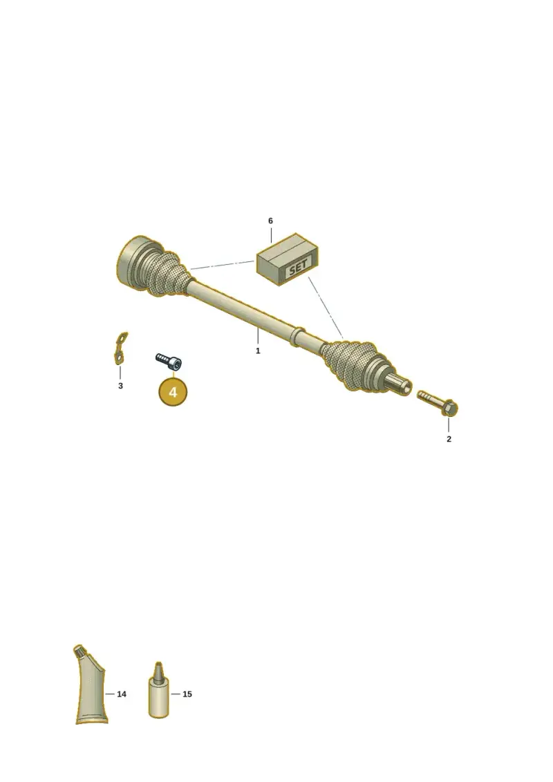 N90097204 — Audi A5 Limo 2.0 (2024-) diagram 8wk501000, position 4