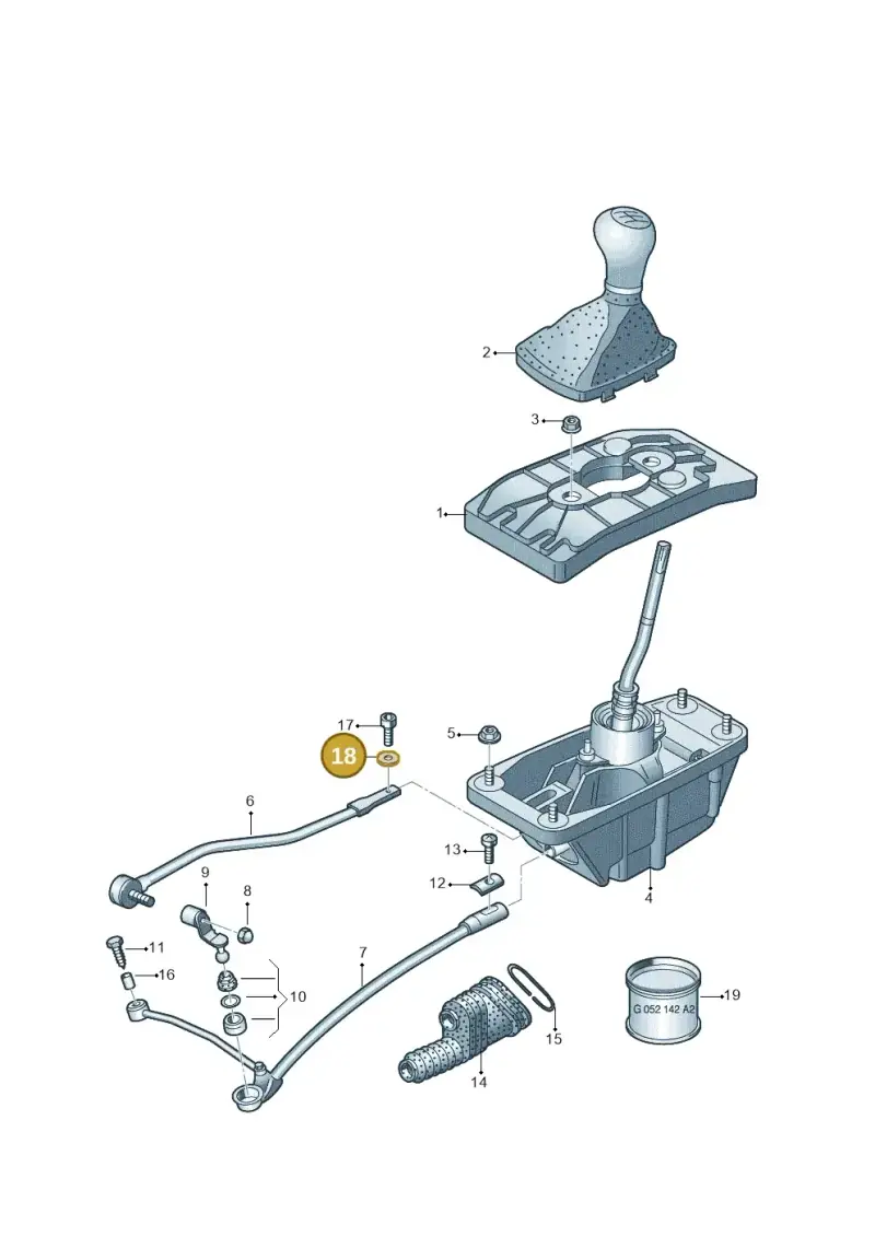 N90107604 — Audi A6 QU.ALLROAD     07> (2006-) diagram 448711400, position 18