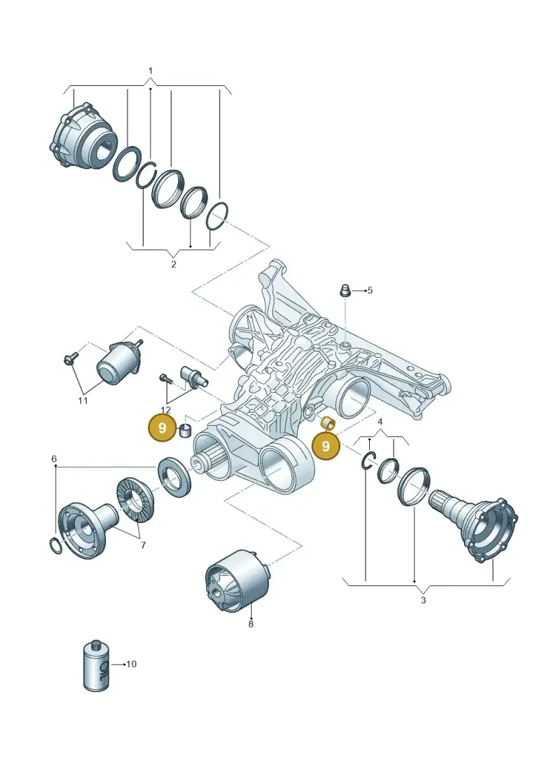 N90281802 — Audi A5 Limo 2.0 (2024-) diagram 849525240, position 9