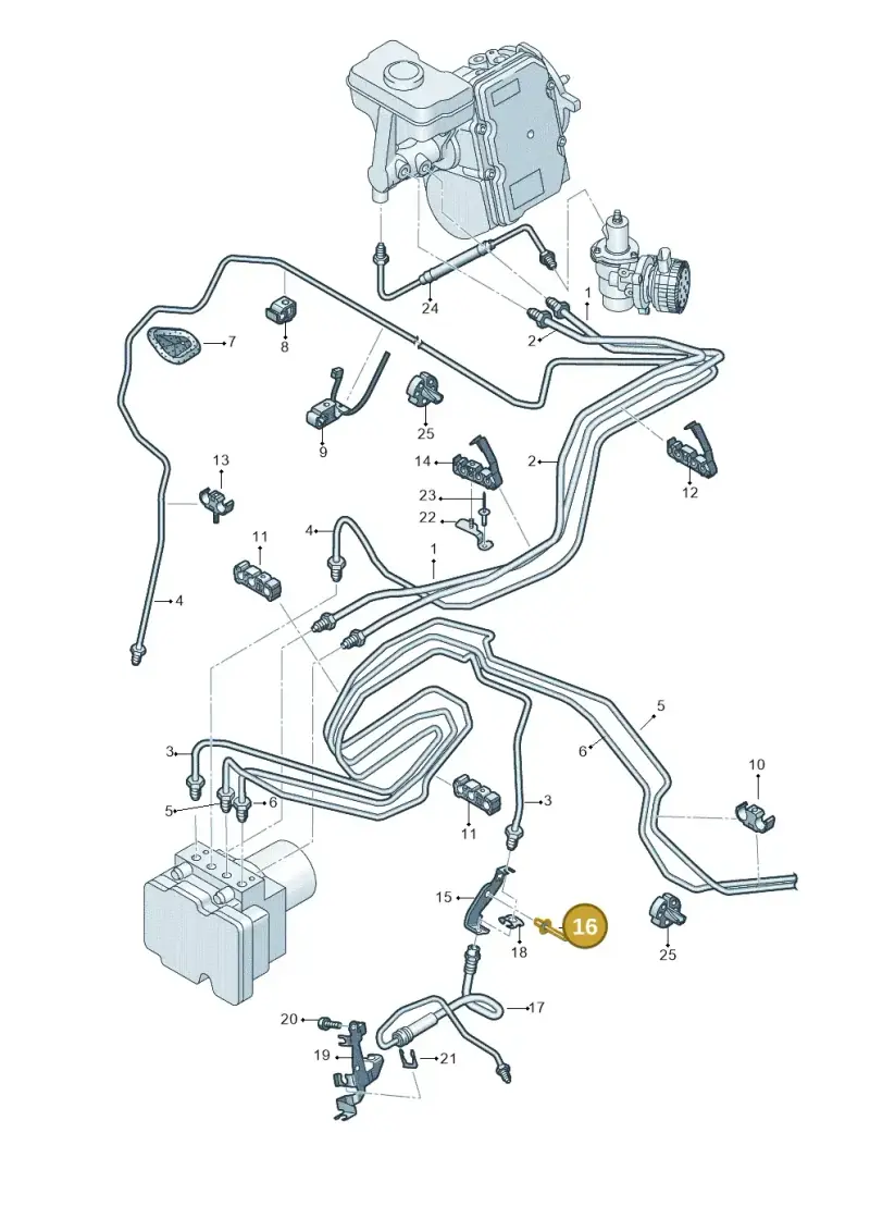 N90286604 — Audi A6 2.0 (2018-) diagram 435611220, position 16