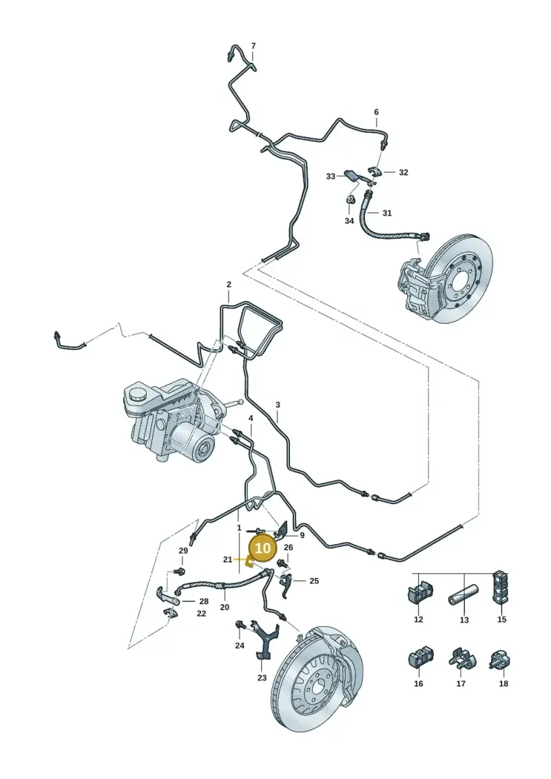 N90286604 — Audi Q6 e-tron (2023-) diagram f5s611020, position 10