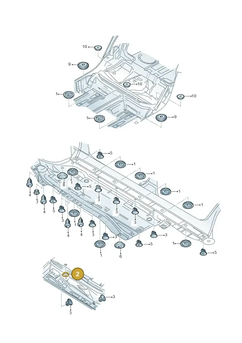 N90325701 — Audi A6 2.7 TDI (2008-2011) diagram 448803360, position 2