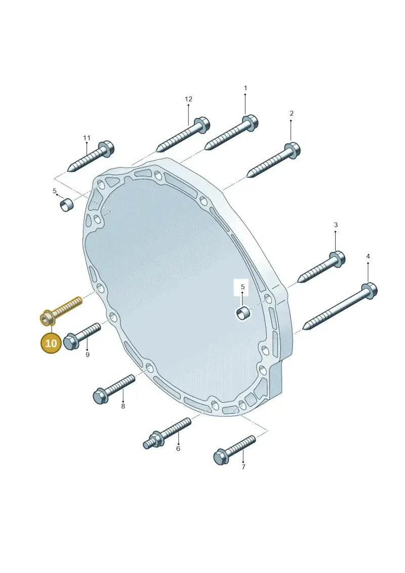 N90331605 — Audi Q7 qu. 3.0 TDI (2009-2015) diagram 493300810, position 10