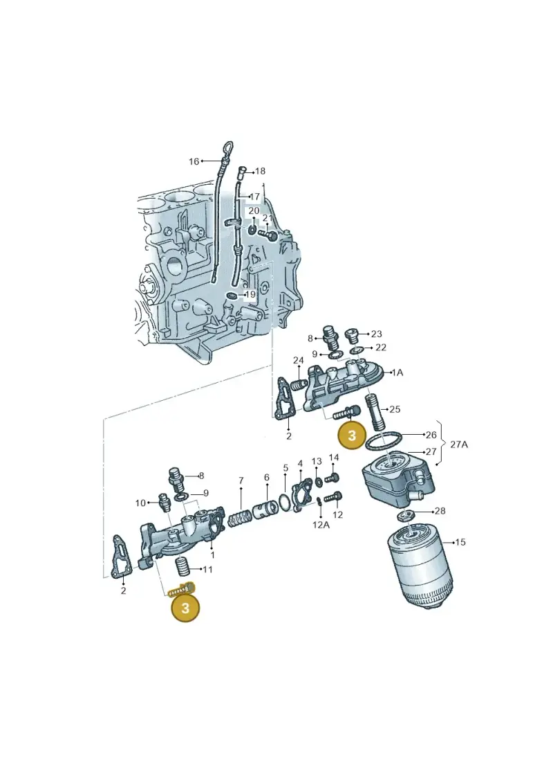 N90339601 — Audi A6/Wagon          96 (1995-1996) diagram 114115550, position 3