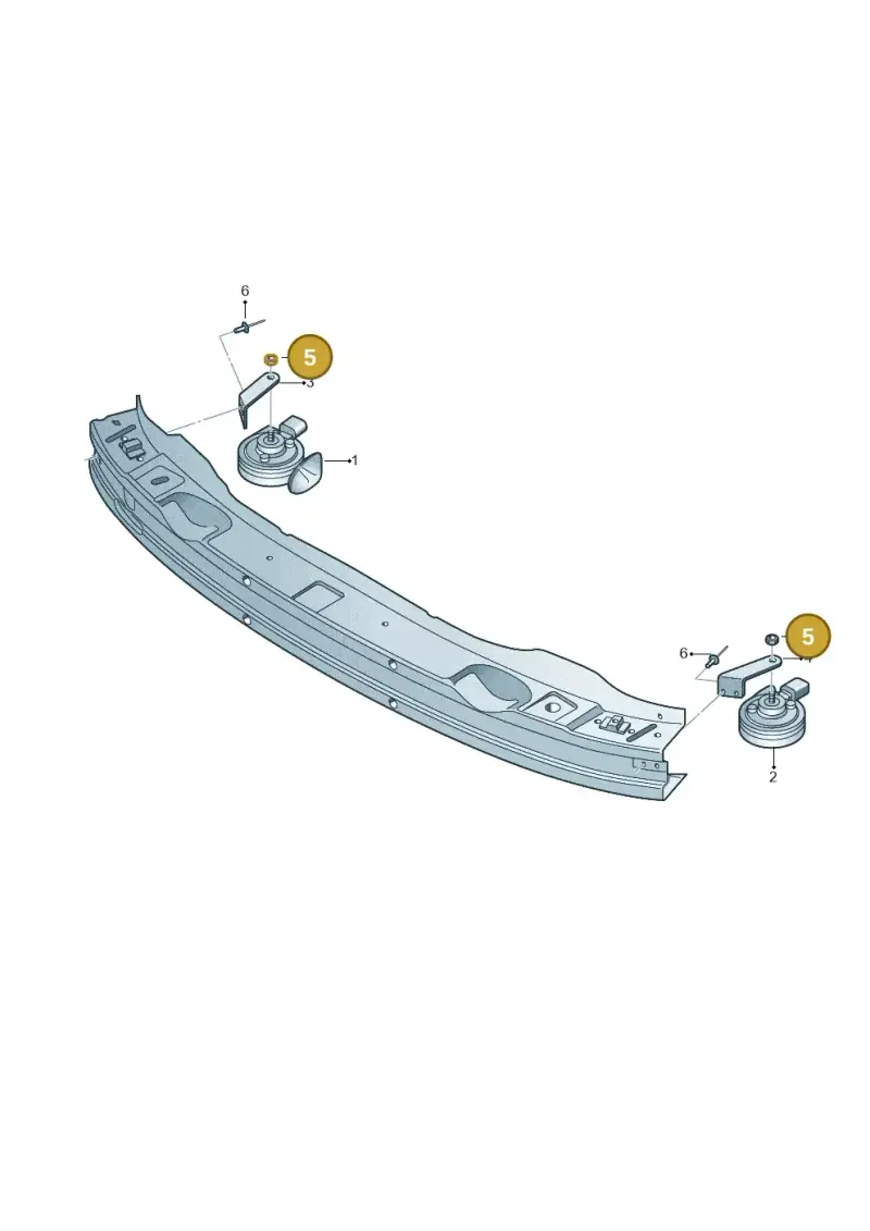 N90348411 — Audi RS4 Av. qu. 4.2 (2012-2015) diagram 273951000, position 5