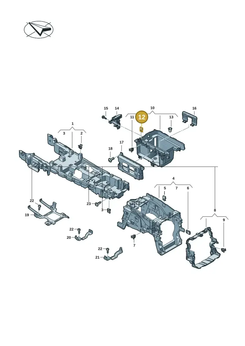 N90356203 — Audi RS e-tron GT (2020-2020) diagram 4j1863500, position 12