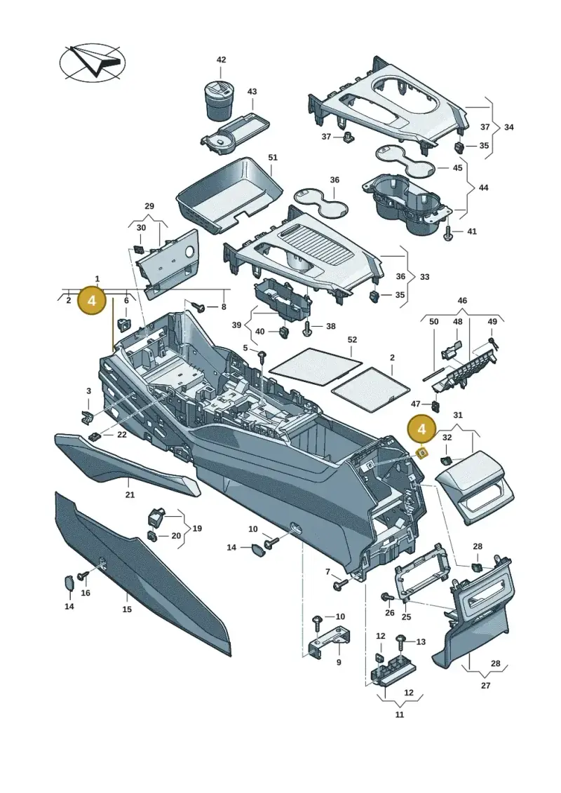 N90356203 — Audi Q6 e-tron (2023-) diagram f5s863500, position 4