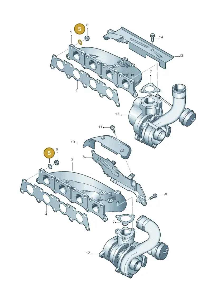 N90357201 — Audi TT Coupe/Roadster (2002-2006) diagram 229253200, position 5