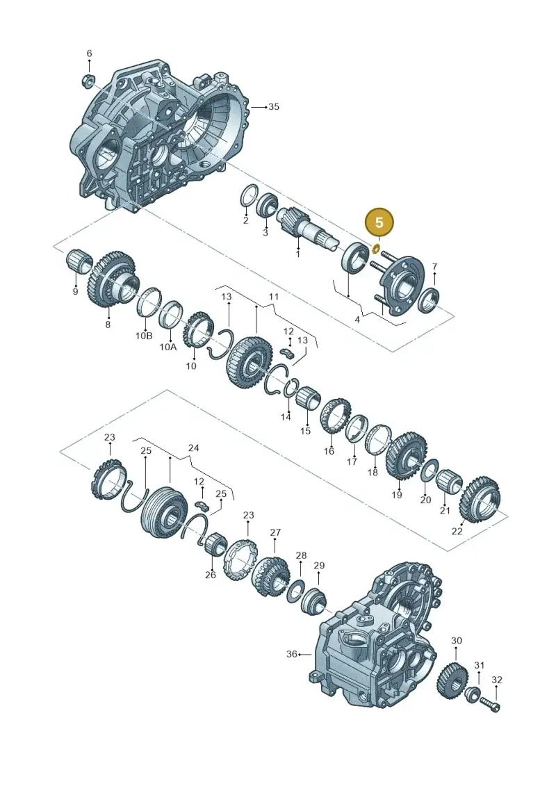 N90364901 — Audi A3 Sportback (2016-2020) diagram 201311380, position 5