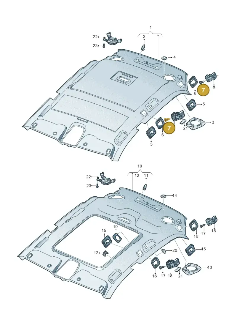 N90365916 — Audi RS Q8 Quattro (2019-) diagram 429867550, position 7