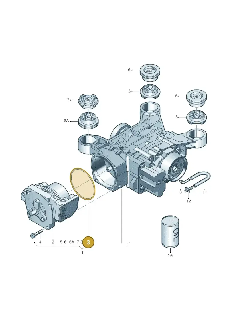 N90443301 — Audi RSQ3 Sportback (2019-2024) diagram 412525100, position 3