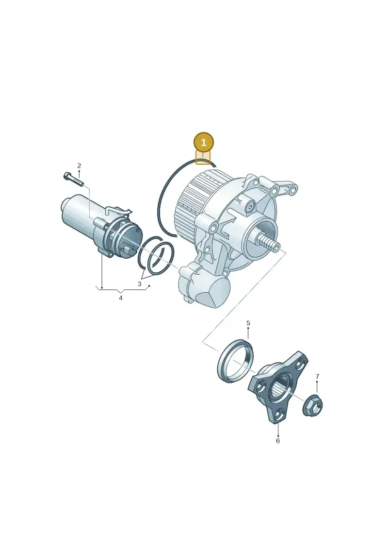 N90443301 — Audi A3 Sportback (2019-2021) diagram 596525015, position 1