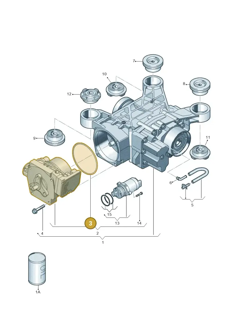 N90443301 — Audi Q3 quattro (2018-2019) diagram 597525000, position 3