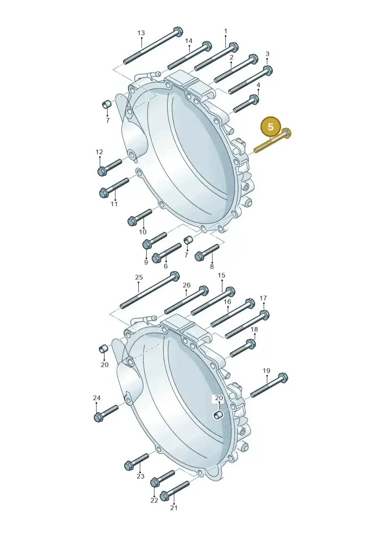 N90495504 — Audi A8/S8/qu. lang    08> (2007-) diagram 291300900, position 5