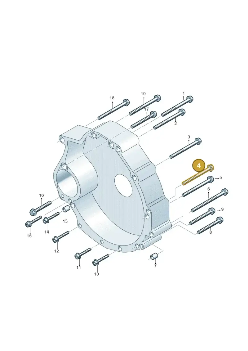 N90495504 — Audi A6 2.7 TDI (2008-2011) diagram 448300900, position 4