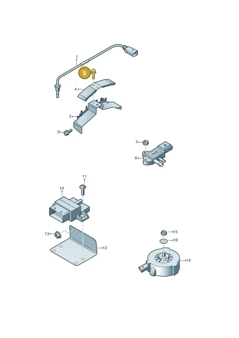 N90506102 — Audi Q7                07> (2006-) diagram 493906220, position 5