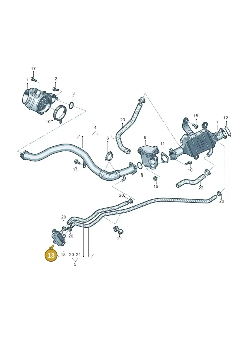 N90533005 — Audi Q8 Quattro 3,0 (2018-) diagram 897131450, position 13