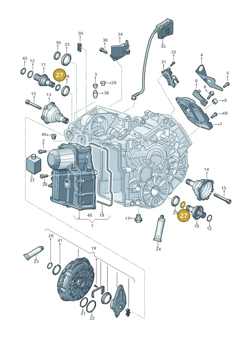N90564501 — Audi A1 sportback 1.0 (2018-) diagram 592321500, position 27