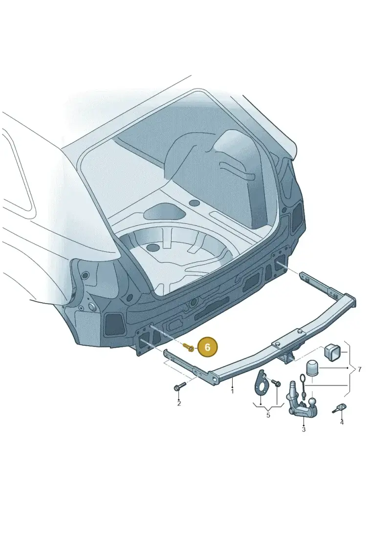 N90581804 — Audi Q2 2.0 TDI (2016-2018) diagram 745804500, position 6
