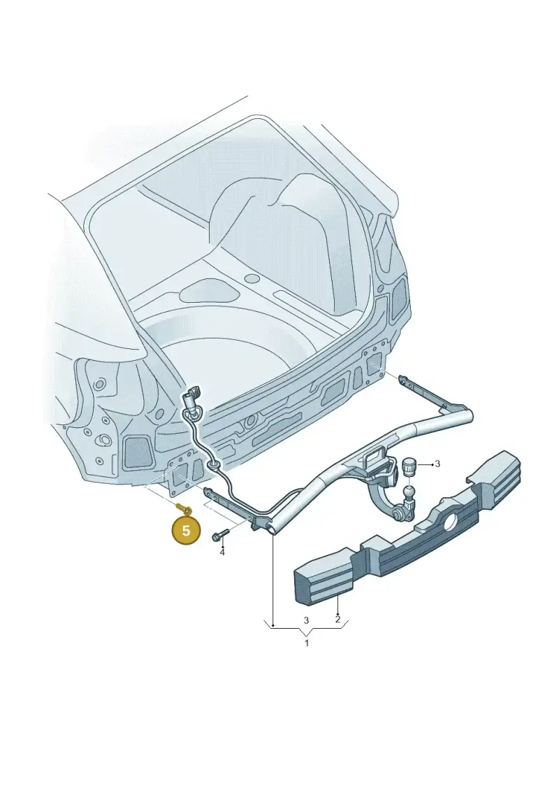 N90581804 — Audi A3 Sportback (2016-2020) diagram 890804500, position 5