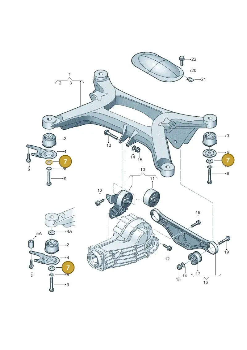 N90625003 — Audi A8/S8/qu. lang    08> (2007-) diagram 291505120, position 7