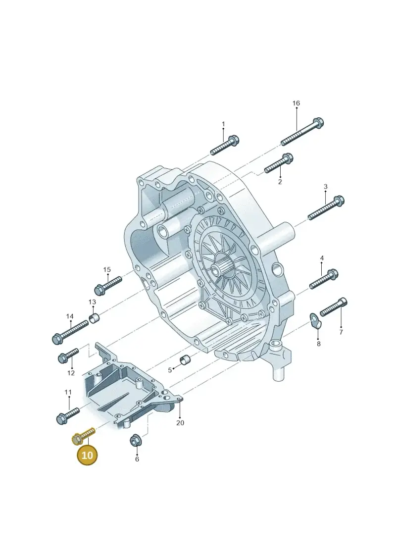 N90648304 — Audi A6 2.7 TDI (2008-2011) diagram 448300800, position 10