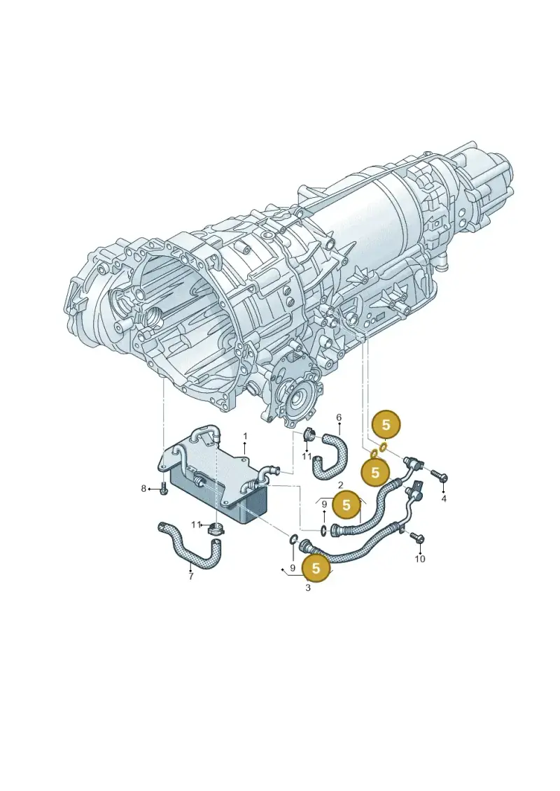 N90666003 — Audi A6 2.0 (2018-) diagram 849317570, position 5