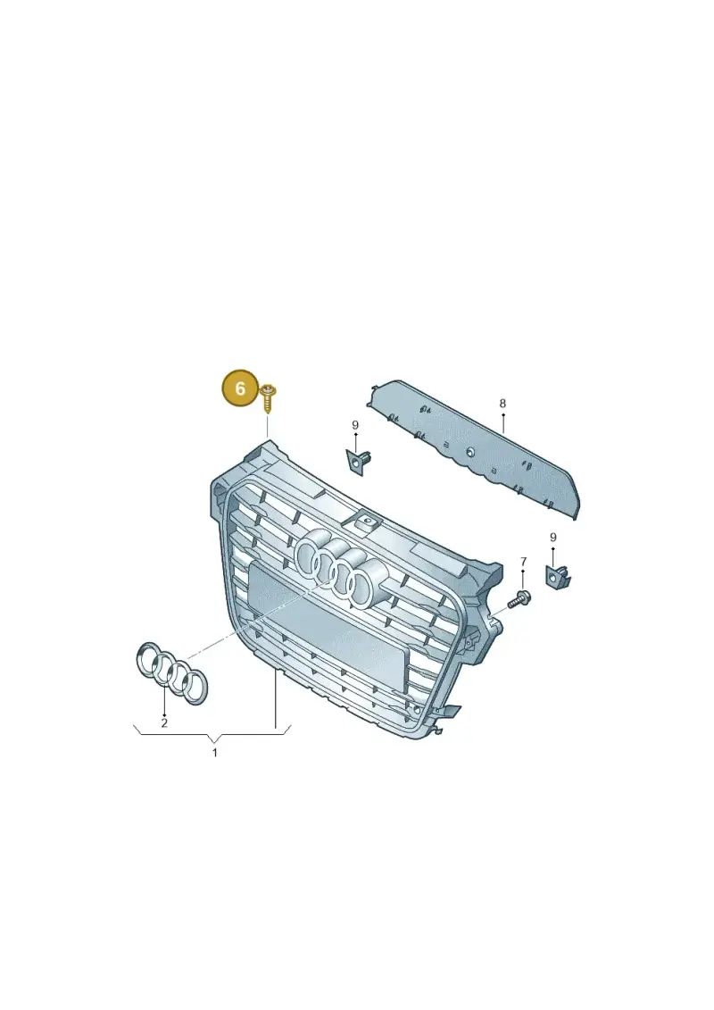 N90683306 — Audi A1 Sportback (2014-2018) diagram 792853300, position 6