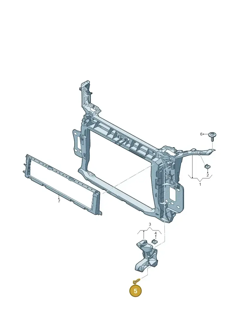 N90684705 — Audi RSQ3 Sportback (2019-2024) diagram 597805000, position 5