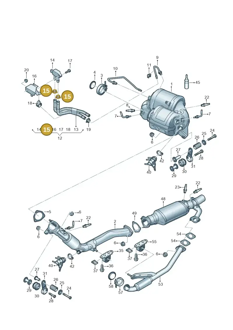 N90686704 — Audi Q8 Quattro 3,0 (2018-) diagram 429253730, position 15