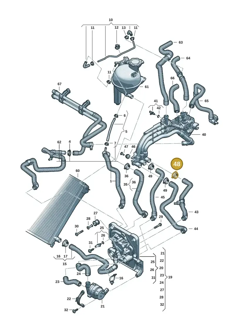 N90687101 — Audi Q6 e-tron (2023-) diagram f5s121000, position 48