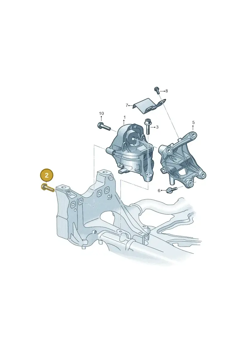N90696702 — Audi RS6 Avant (2019-) diagram 838199200, position 2