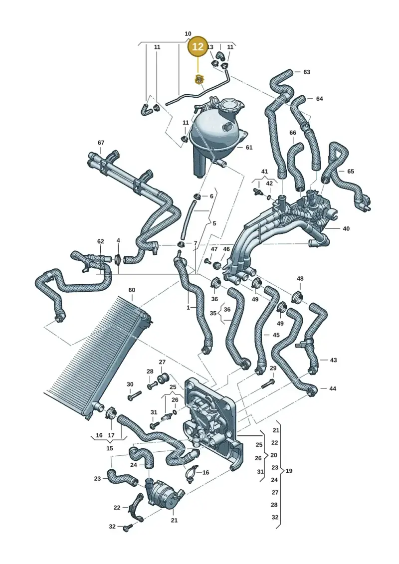 N90696901 — Audi Q6 e-tron (2023-) diagram f5s121000, position 12
