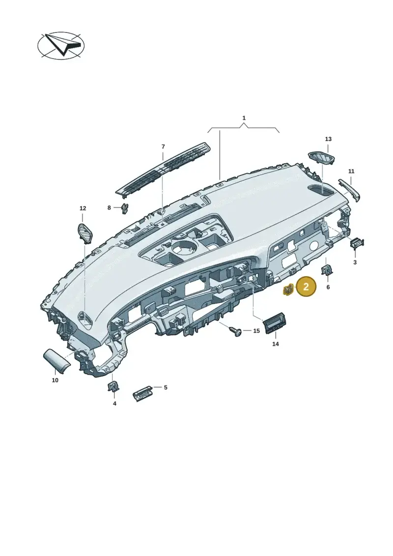 N90698805 — Audi A5 Limo 2.0 (2024-) diagram 8wk857100, position 2