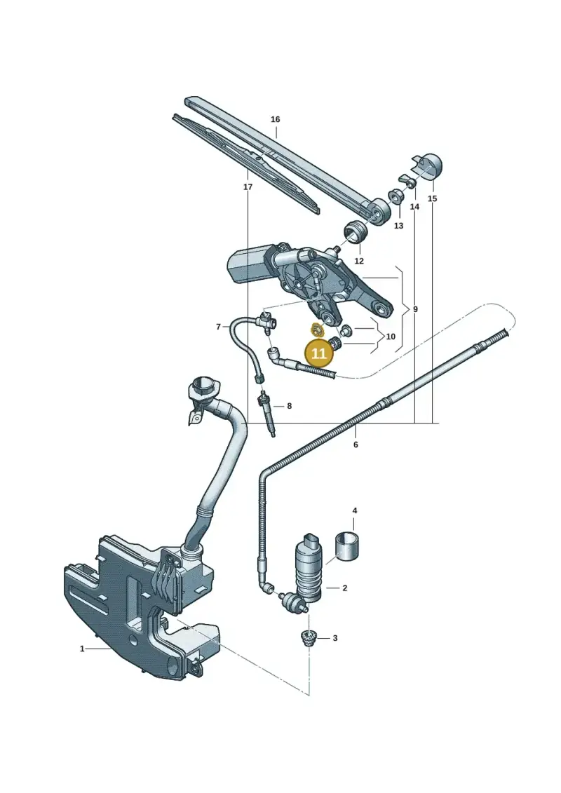N90714303 — Audi A5 Avant 2.0 (2024-) diagram f5s955030, position 11