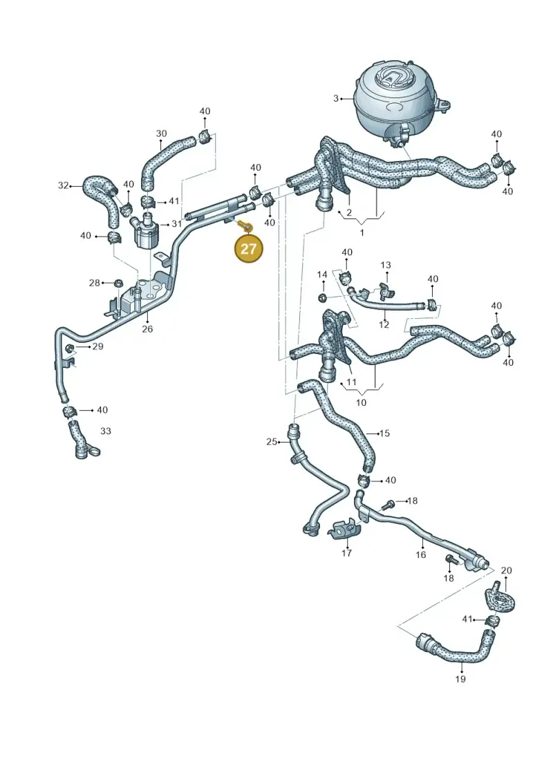 N90724603 — Audi RS7 Sportback (2019-) diagram 538121010, position 27