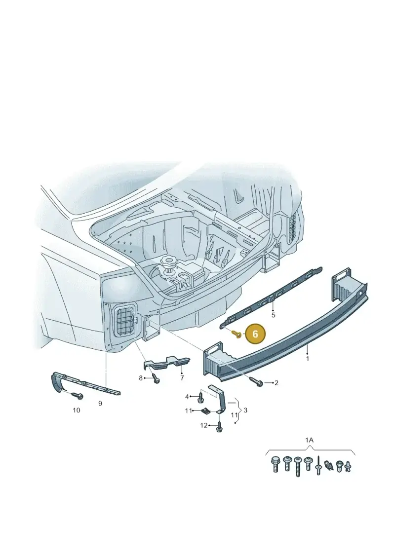 N90729002 — Audi A8L qu. 3.0 TDI (2013-2018) diagram 696807500, position 6
