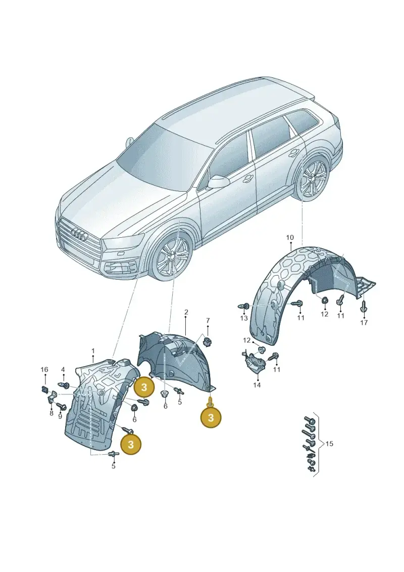 N90775001 — Audi RS Q8 Quattro (2019-) diagram 859821500, position 3