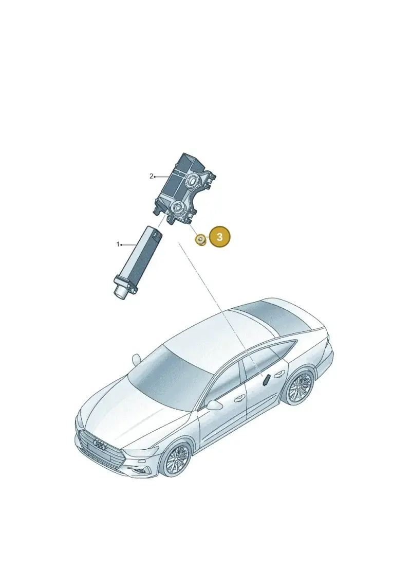N90809802 — Audi RS7 Sportback (2019-) diagram 435907600, position 3