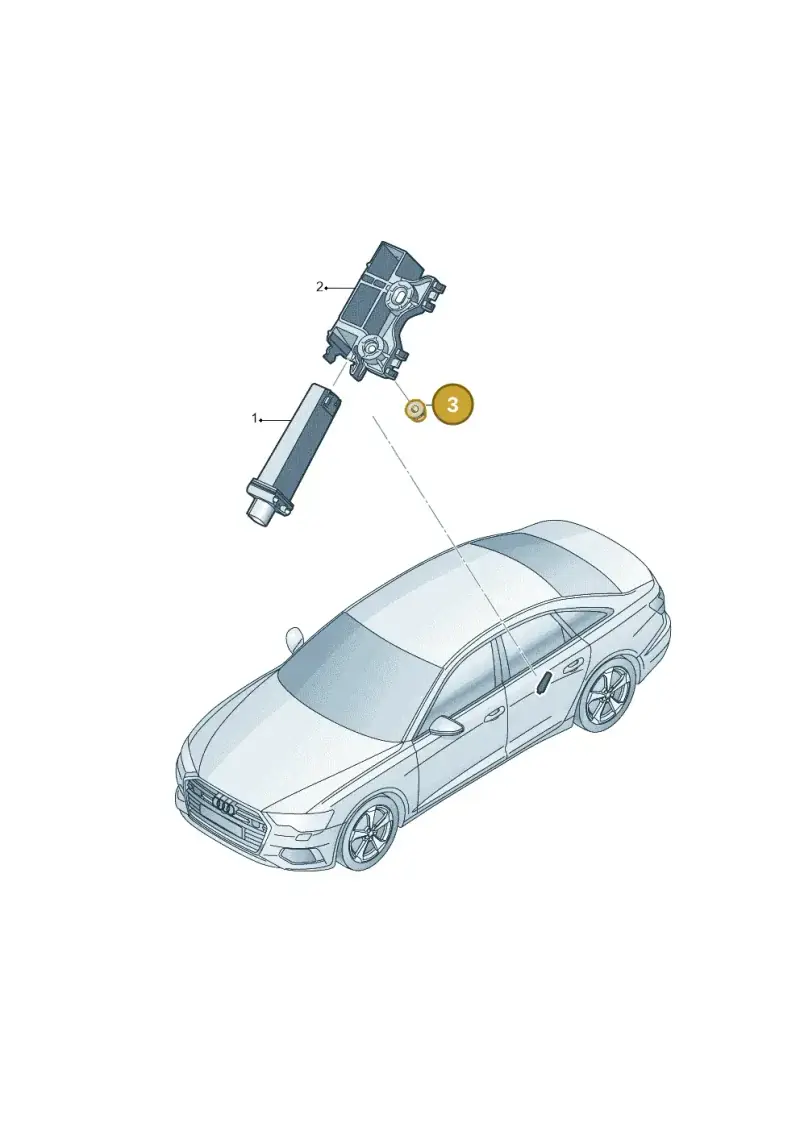 N90809802 — Audi RS6 Avant (2019-) diagram 430907600, position 3