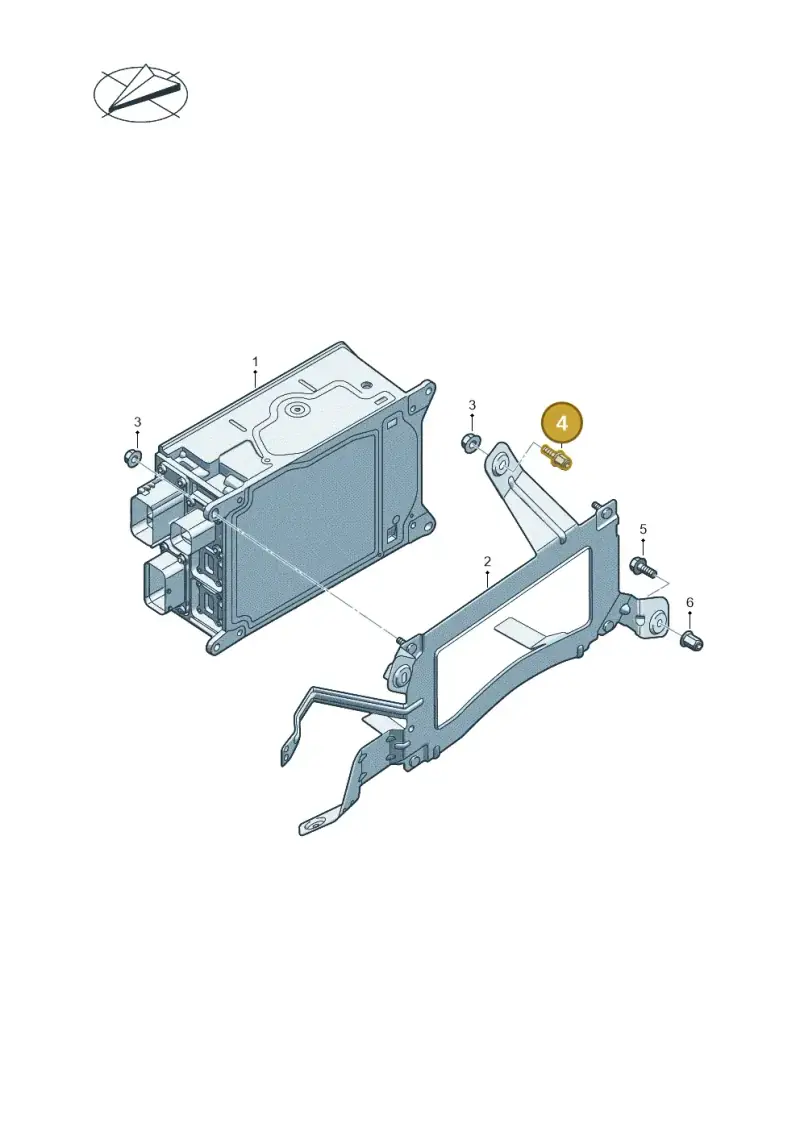 N90814402 — Audi Q8 Quattro 3,0 (2018-) diagram 429915801, position 4