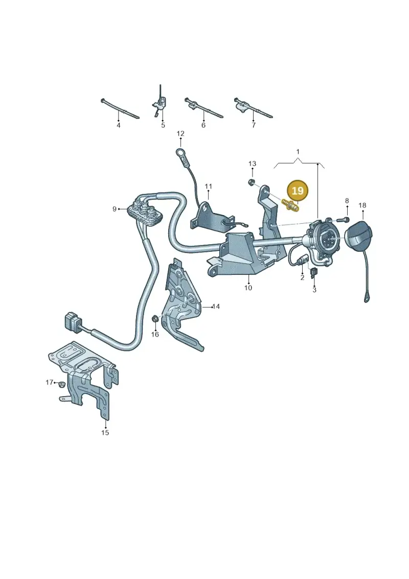 N90814402 — Audi Q8 Quattro 3,0 (2018-) diagram 429970300, position 19