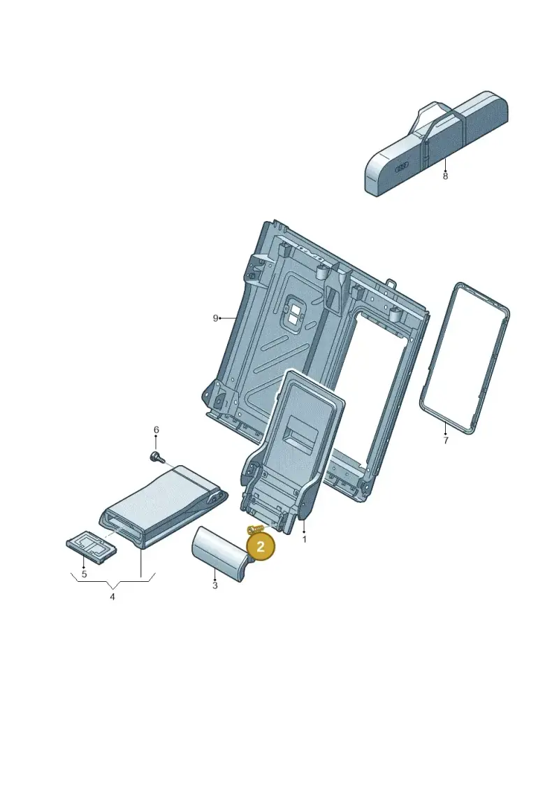 N90816301 — Audi RS3 Limousine (2017-2020) diagram 745885750, position 2