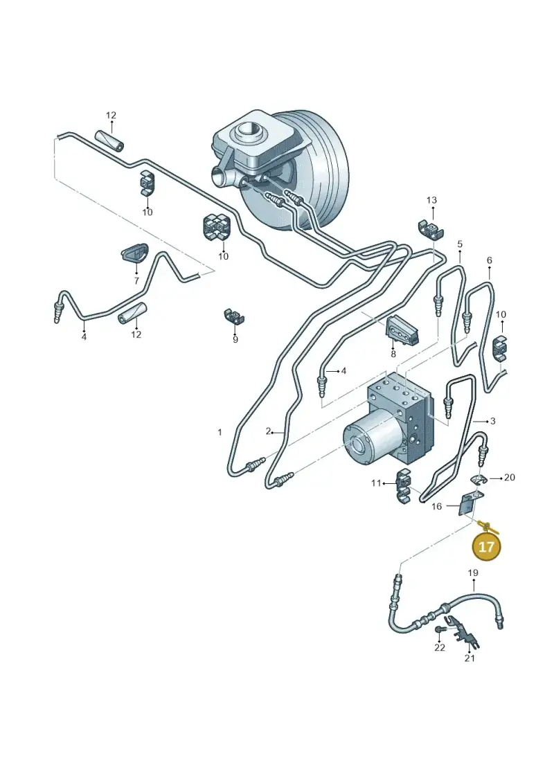 N90826303 — Audi Q5 qu. 2.0 TDI (2012-2017) diagram 620611200, position 17