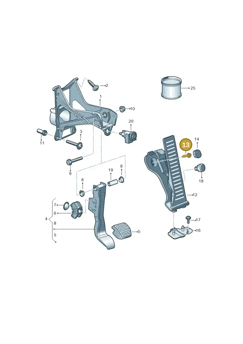 N90833202 — Audi R8 Spyder (2015-2024) diagram 872721600, position 13
