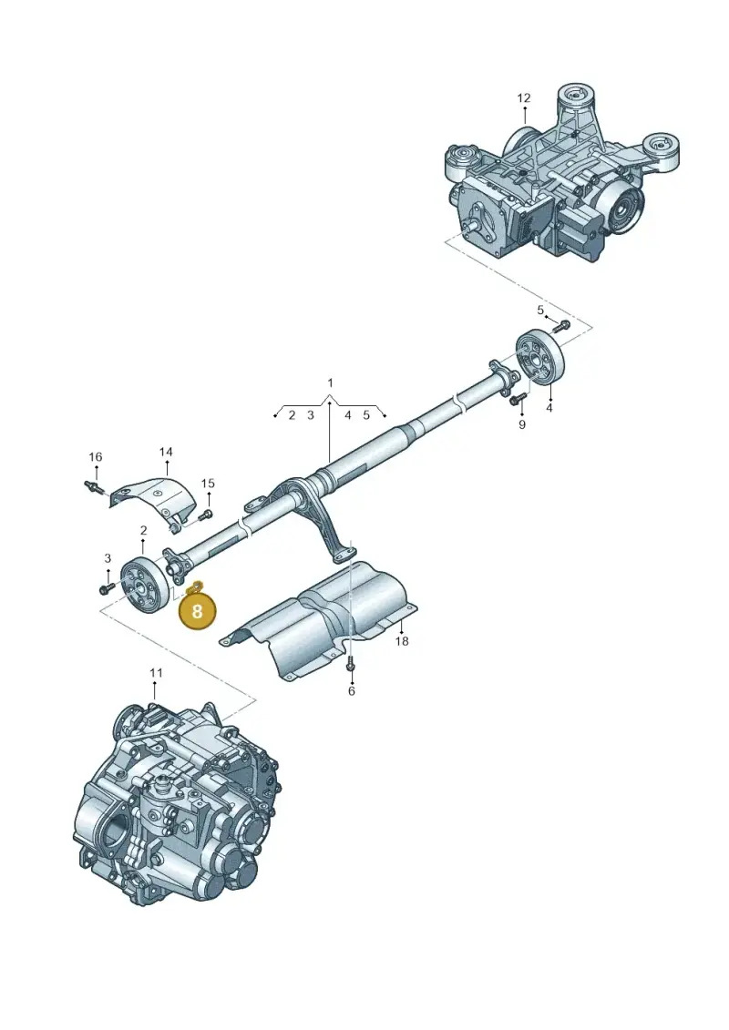 N90846102 — Audi A3 Sportback (2019-2021) diagram 745521000, position 8