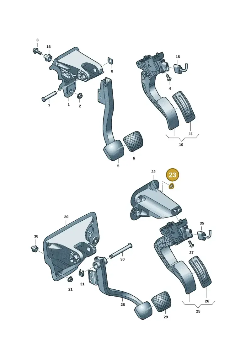 N90887703 — Audi Q6 e-tron (2023-) diagram f5s723250, position 23